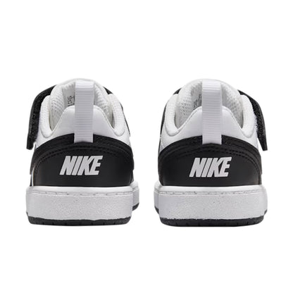 TENIS NIKE COURT BOROUGH INFANTIL COLOR BLANCO NEGRO