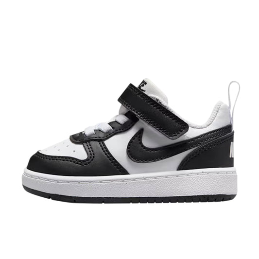 TENIS NIKE COURT BOROUGH INFANTIL COLOR BLANCO NEGRO