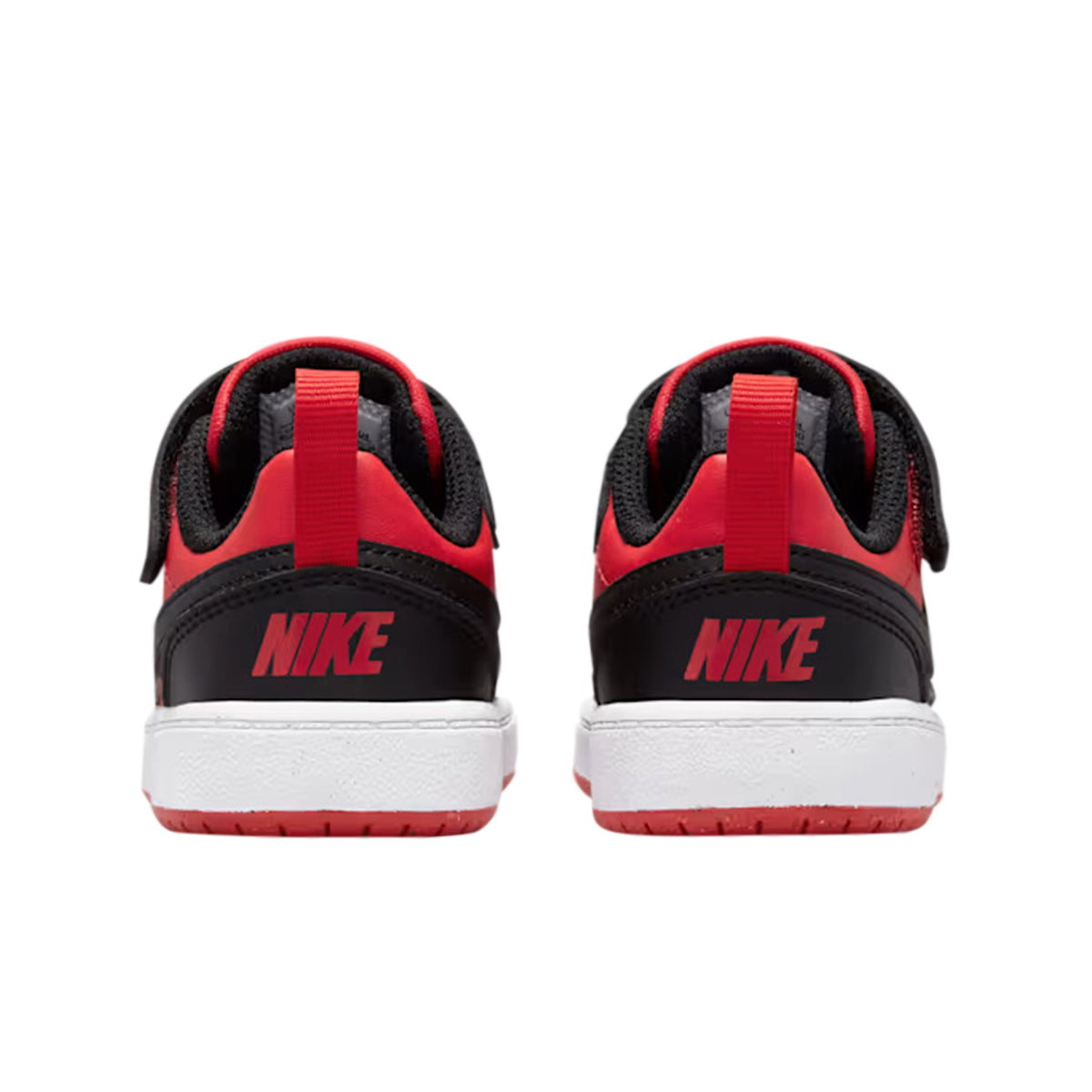TENIS NIKE COURT BOROUGH INFANTIL COLOR NEGRO ROJO