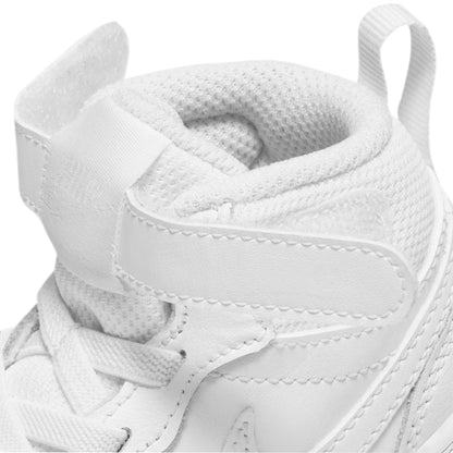 TENIS NIKE COURT BOROUGH MID INFANTIL COLOR BLANCO