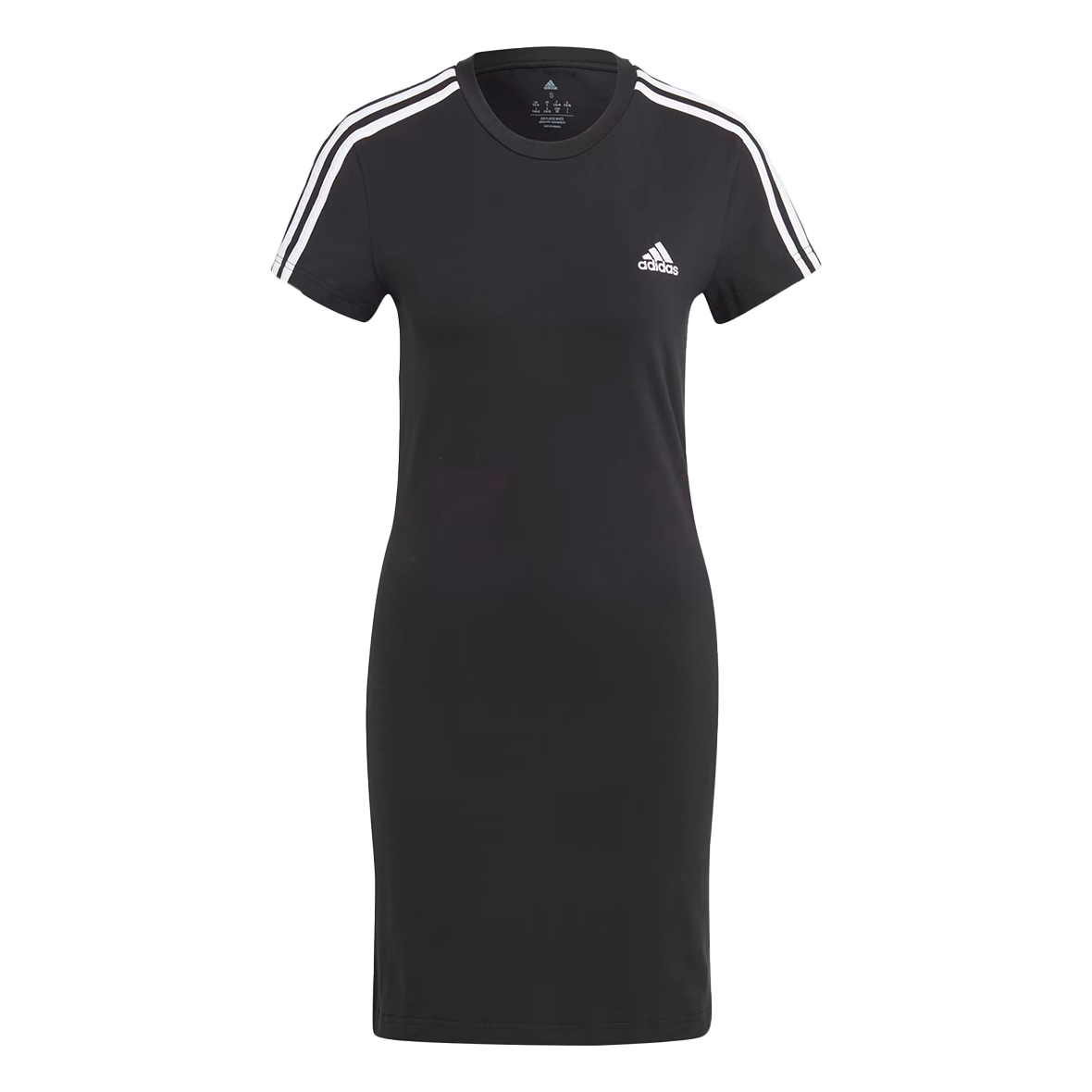 PLAYERA VESTIDO ADIDAS ESSENTIALS PARA DAMA COLOR NEGRO