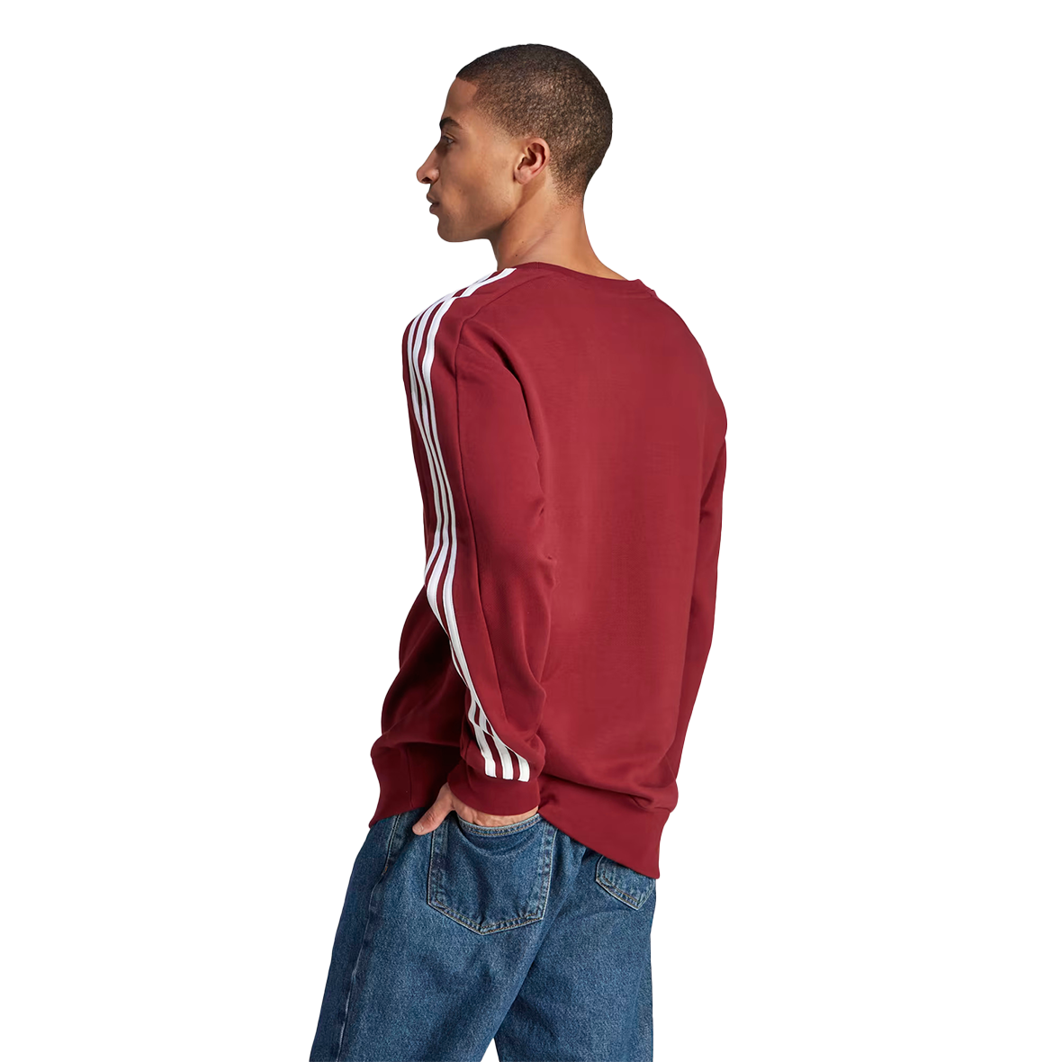 Sudadera adidas color vino online