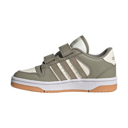 TENIS ADIDAS BREAK START PARA NIÑO COLOR BEIGE OLIVO