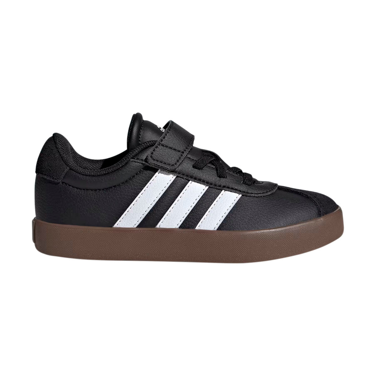 TENIS ADIDAS VL COURT 3.0 PARA NIÑO COLOR NEGRO BLANCO