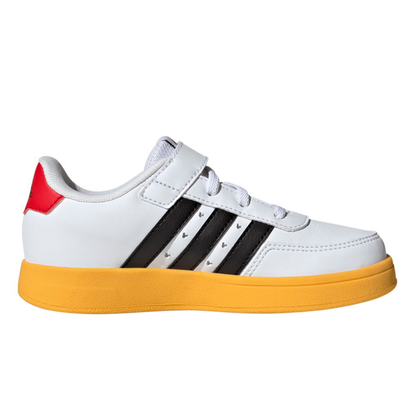 TENIS ADIDAS BREAKNET MICKEY PARA NIÑO COLOR BLANCO