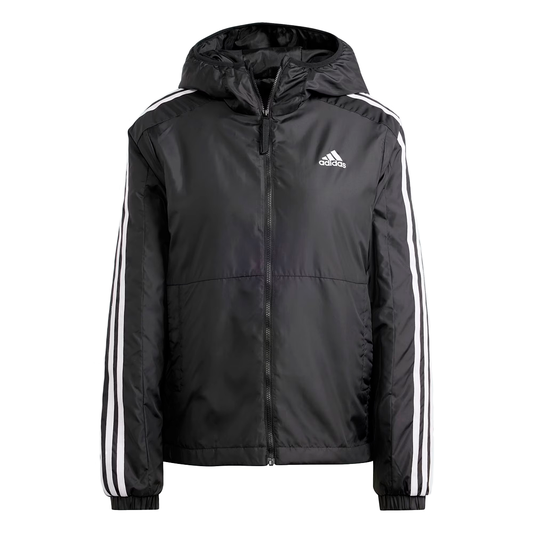 CHAMARRA ADIDAS ESSENTIALS PARA DAMA COLOR NEGRO BLANCO