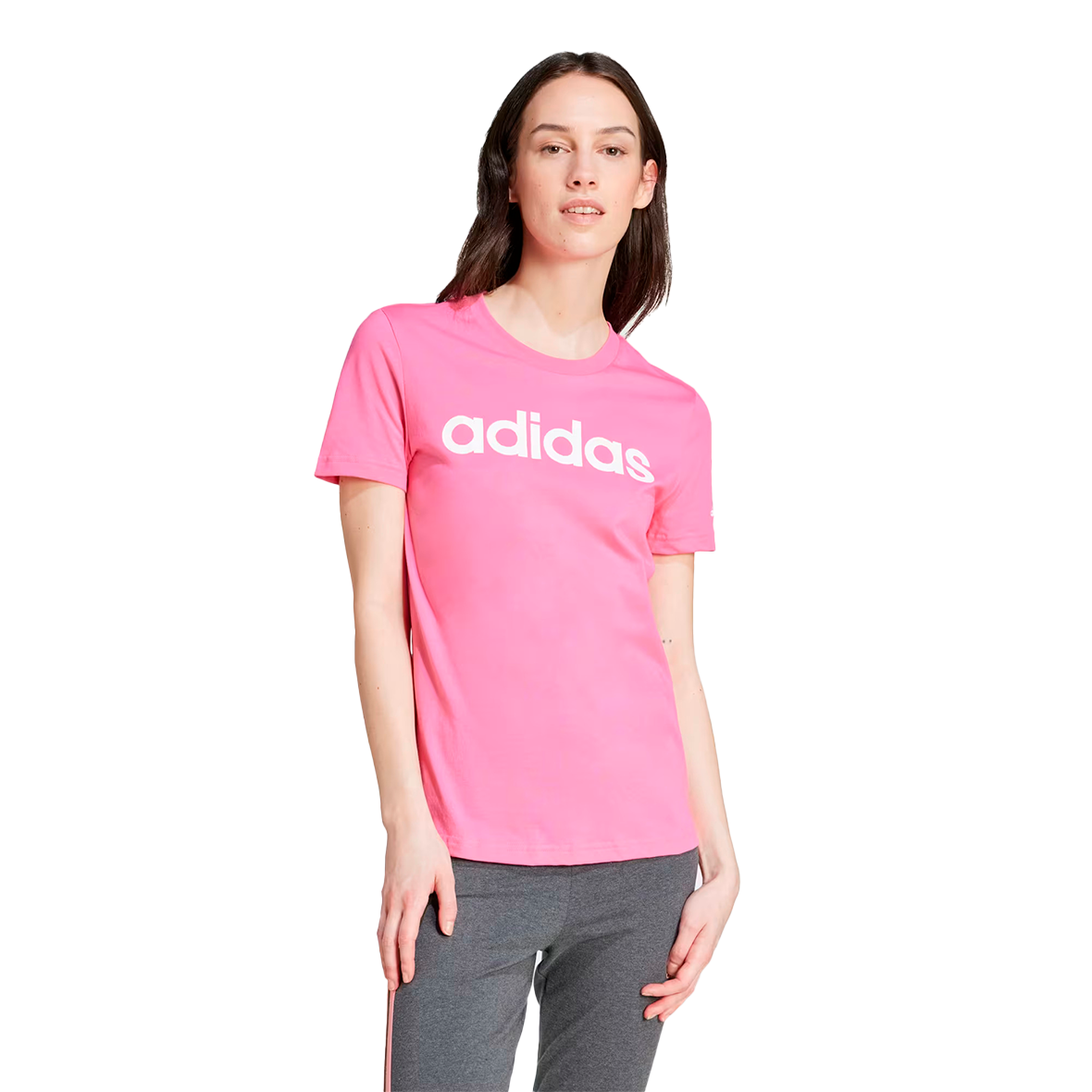 PLAYERAS ADIDAS LOUNGWEAR PARA DAMA COLOR ROSA ICONS STORE mx