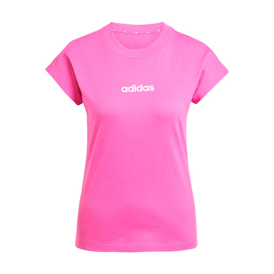 PLAYERA ADIDAS ESSENTIALS LINEAR PARA DAMA COLOR FIUSHA