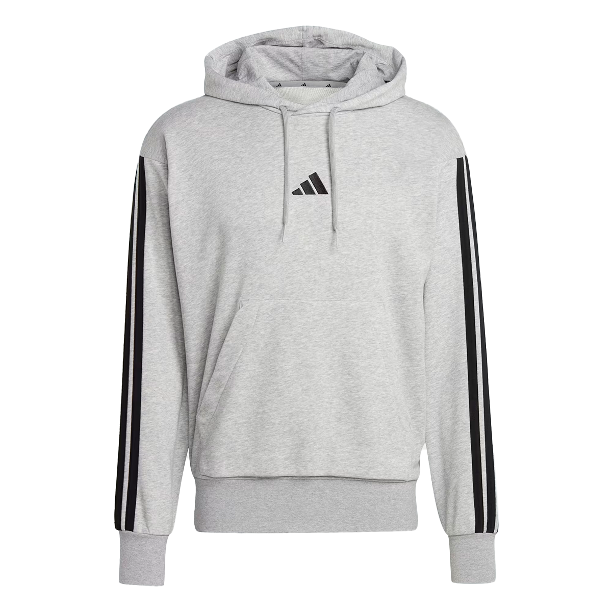 SUDADERA PUMA ESSENTIALS 3 STRIPES PARA CABALLERO COLOR GRIS
