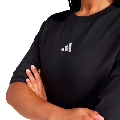 CROP TOP ADIDAS 3 STRIPES PARA DAMA COLOR NEGRO