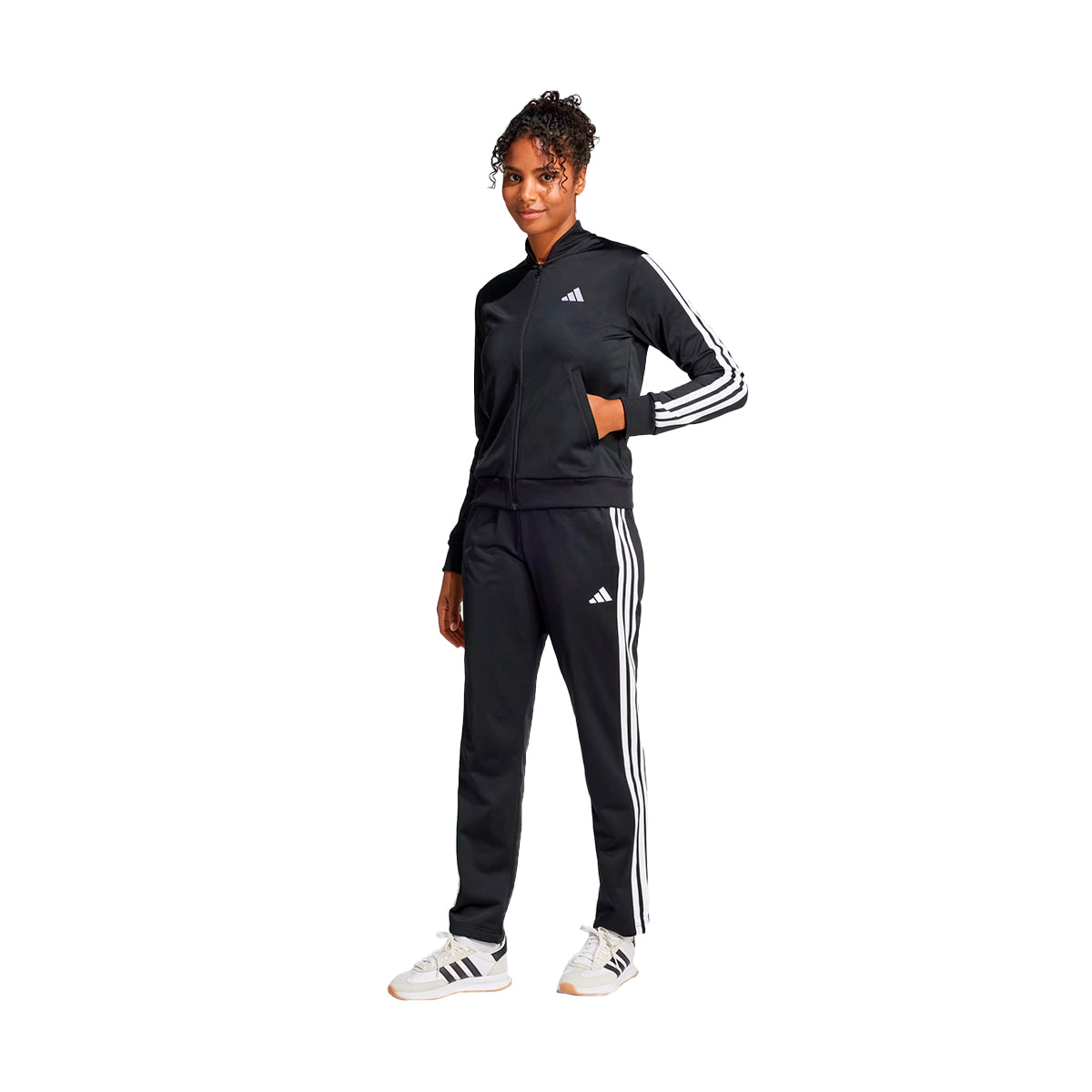 CONJUNTO ADIDAS 3 STRIPES PARA DAMA COLOR NEGRO