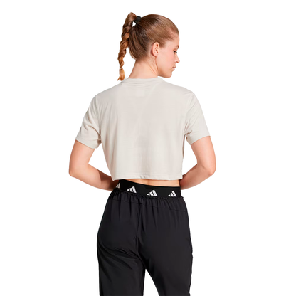 PLAYERA ADIDAS TRAIN ESSENTIALS PARA DAMA COLOR BEIGE