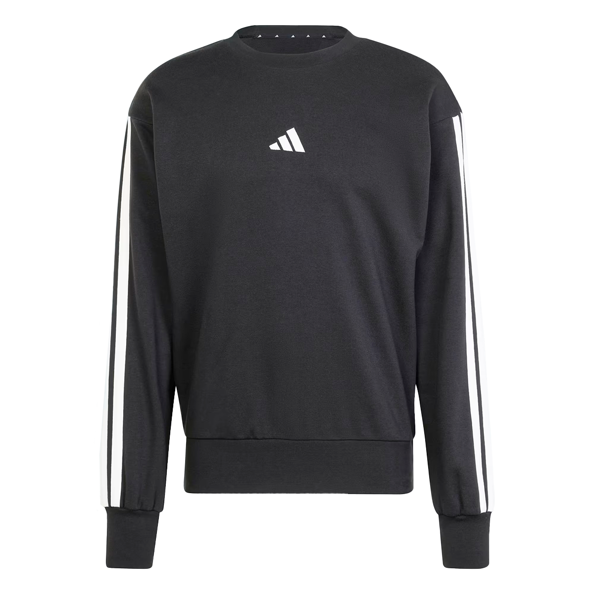 SUDADERA ADIDAS ESSENTIALS 3 STRIPES PARA CABALLERO COLOR NEGRO