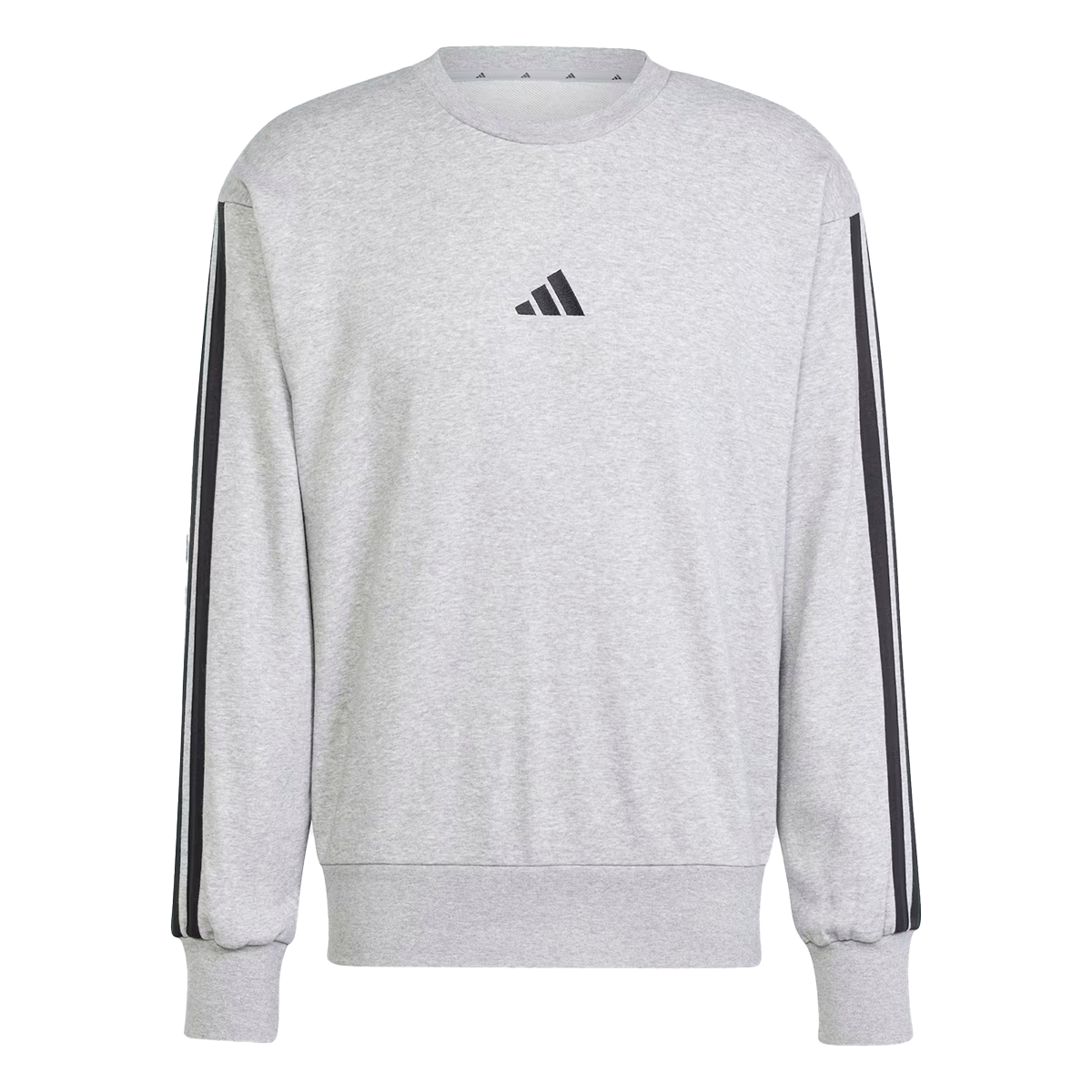 SUDADERA ADIDAS ESSENTIALS 3 STRIPES PARA CABALLERO COLOR GRIS