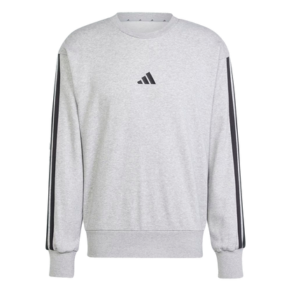 SUDADERA ADIDAS ESSENTIALS 3 STRIPES PARA CABALLERO COLOR GRIS