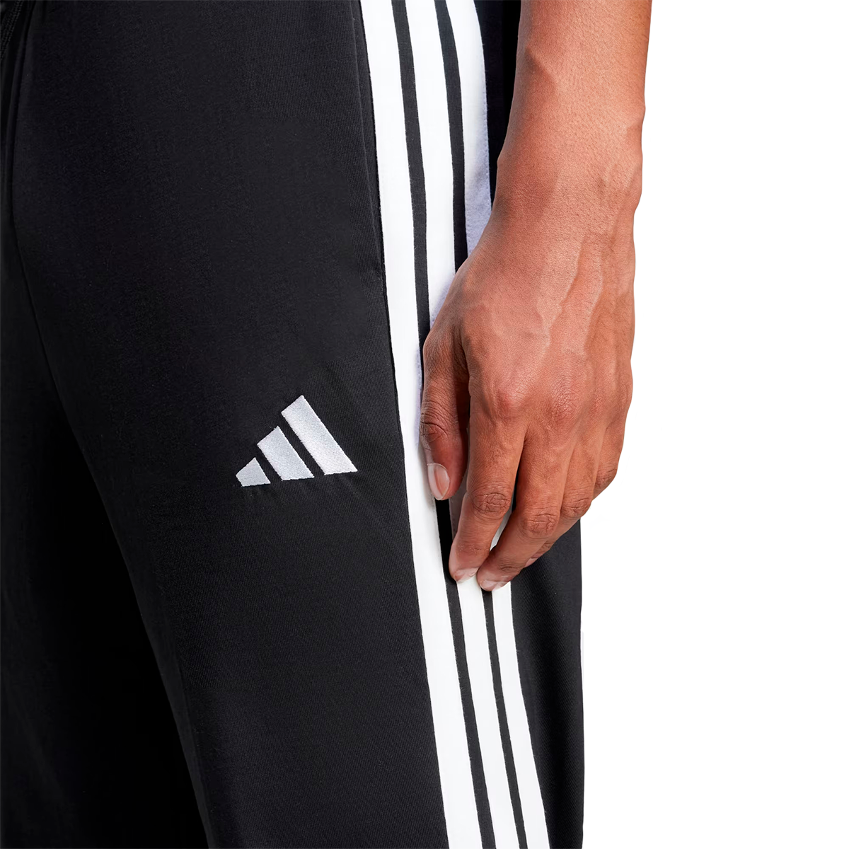 PANTS ADIDAS ESSENTIALS 3 STRIPES PARA CABALLERO COLOR NEGRO