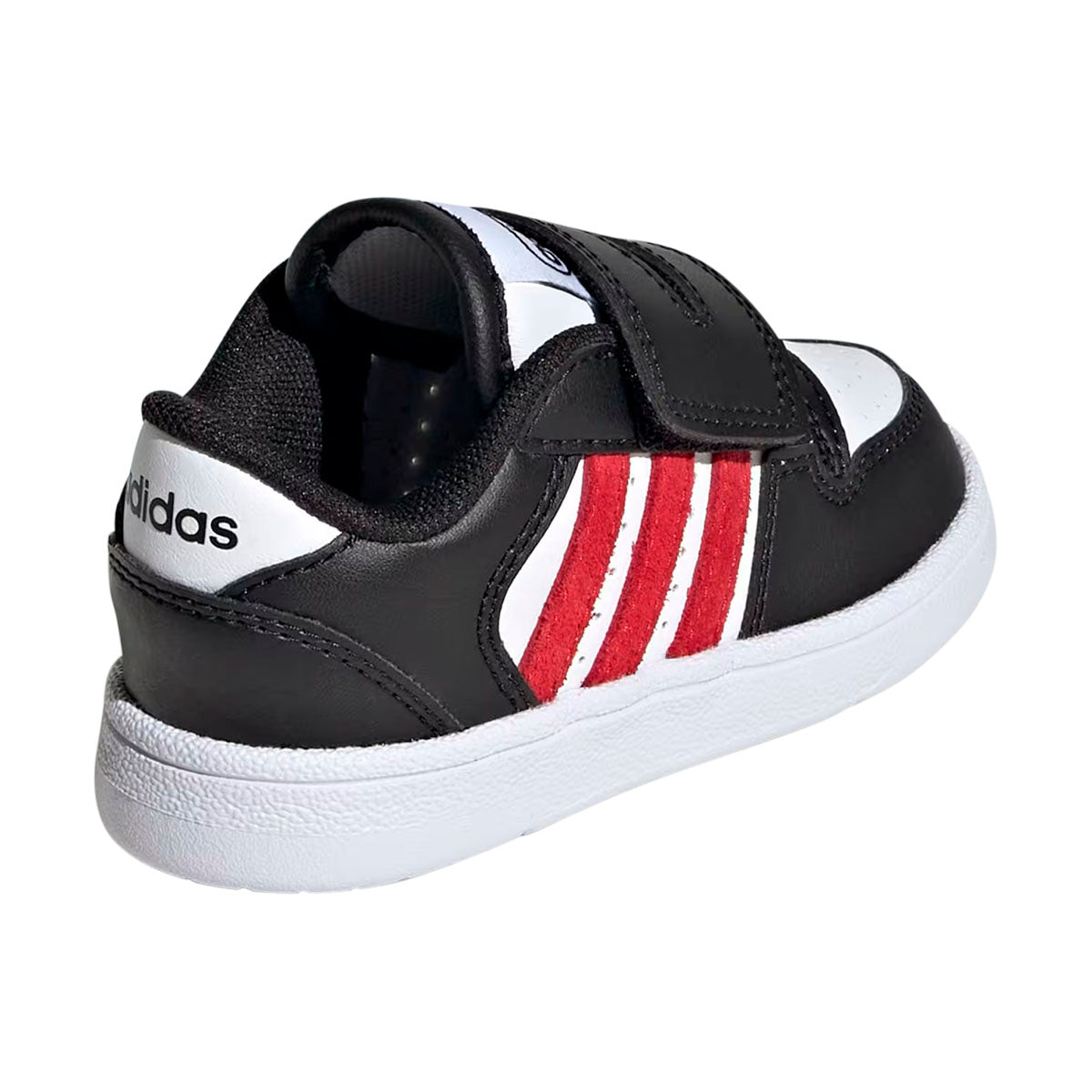 TENIS ADIDAS BREAK START INFANTIL COLOR NEGRO BLANCO ROJO