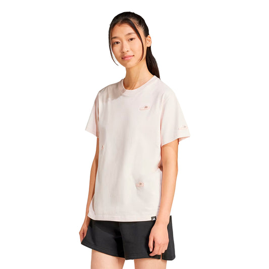 PLAYERA ADIDAS LOUNGE SLIDE PARA DAMA COLOR BEIGE