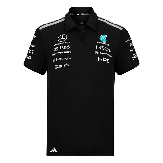 POLO ADIDAS MERCEDES AMG F1 TEAM ENGINEERS PARA CABALLERO COLOR NEGRO