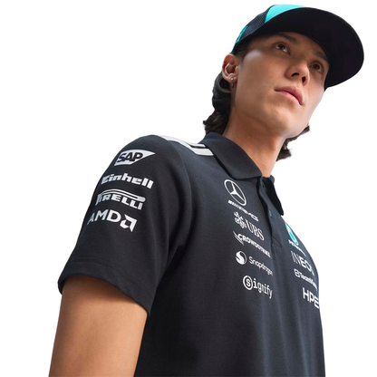 POLO ADIDAS MERCEDES AMG F1 TEAM ENGINEERS PARA CABALLERO COLOR NEGRO