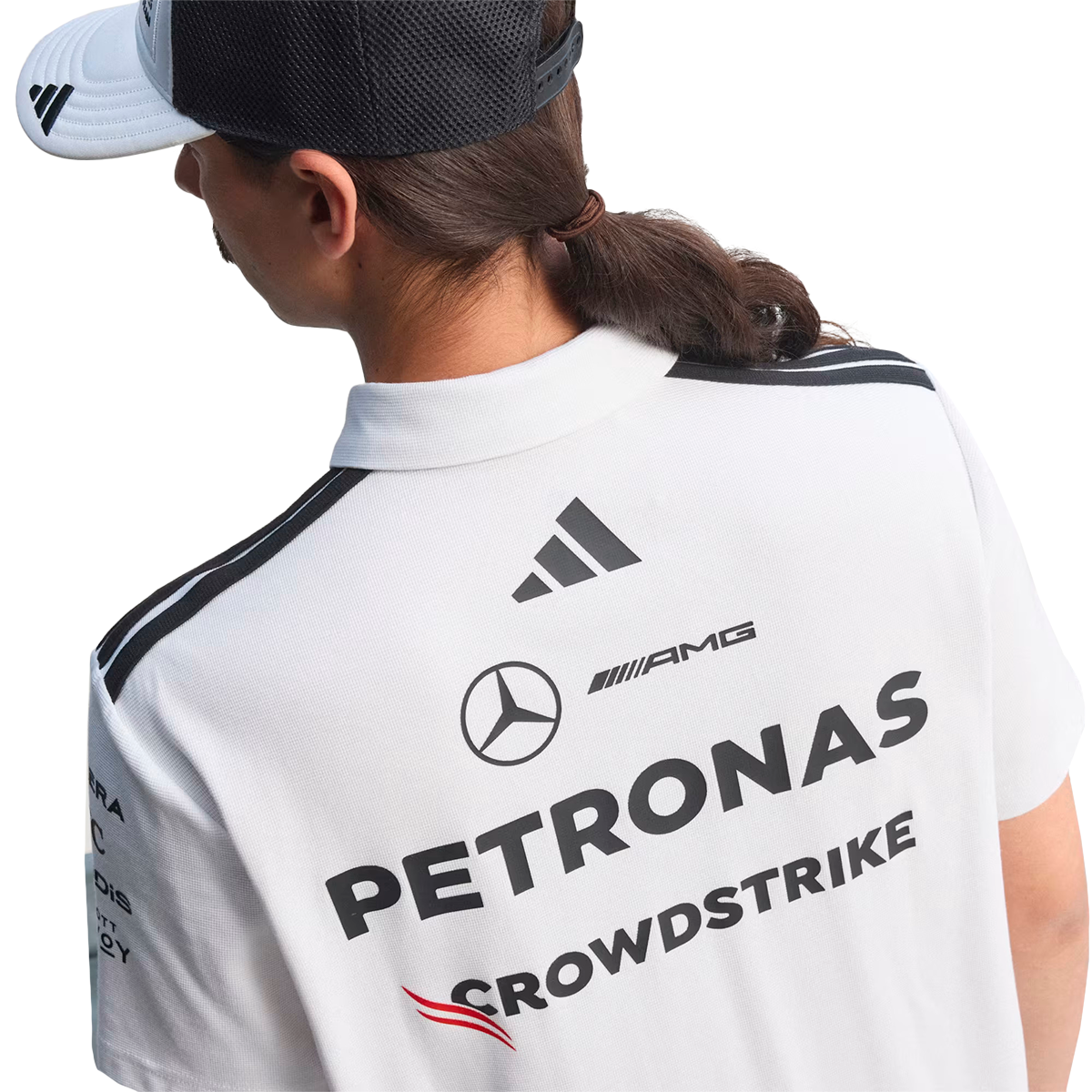 POLO ADIDAS MERCEDES AMG F1 TEAM ENGINEERS PARA CABALLERO COLOR BLANCO