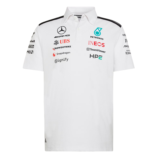 POLO ADIDAS MERCEDES AMG F1 TEAM ENGINEERS PARA CABALLERO COLOR BLANCO