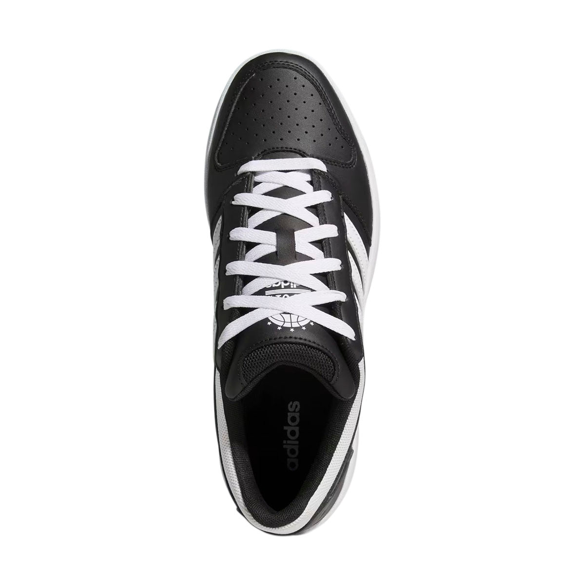 TENIS ADIDAS HOOPS CLASSIC PARA CABALLERO COLOR NEGRO BLANCO