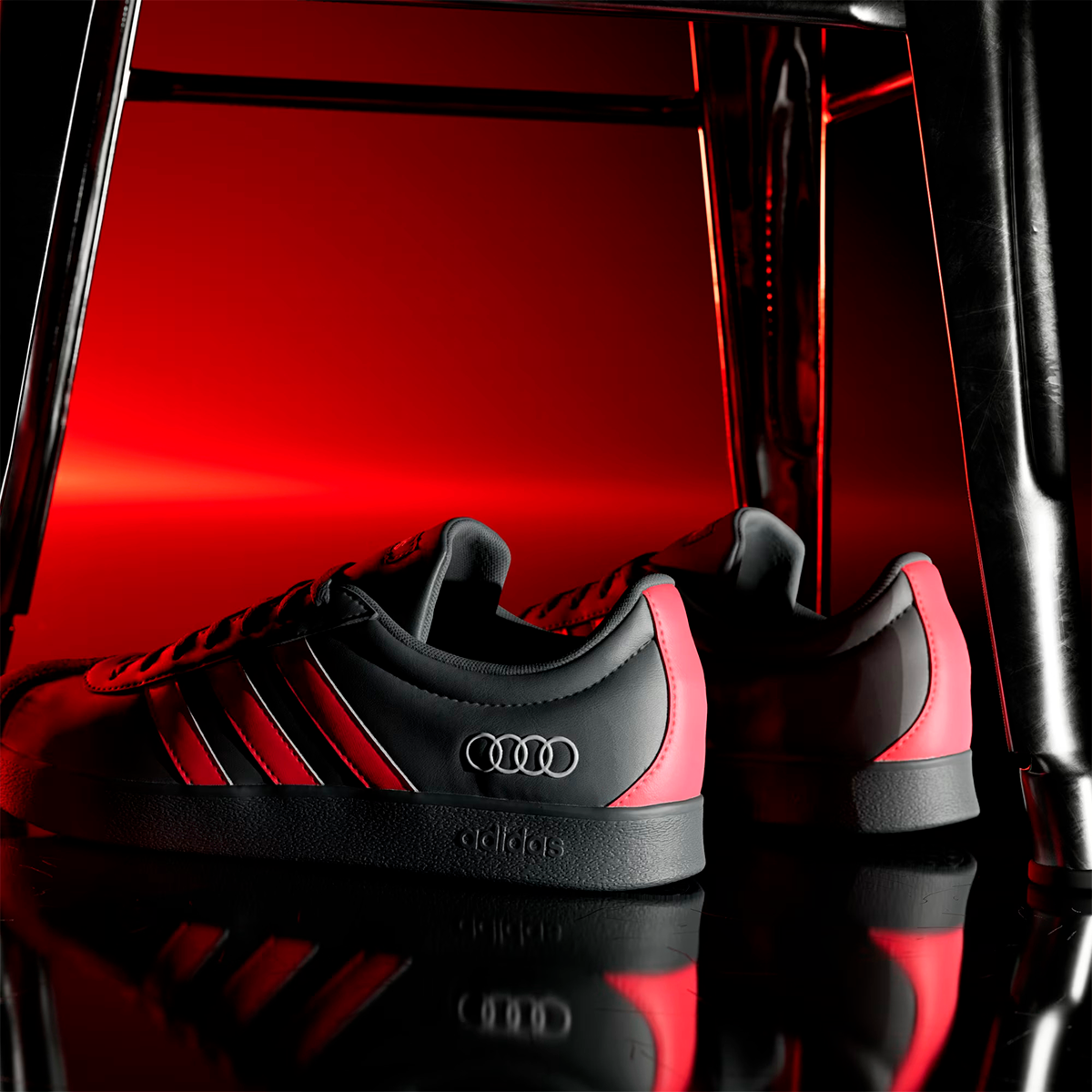 TENIS ADIDAS x AUDI REVOLUT VL COURT UNISEX COLOR NEGRO