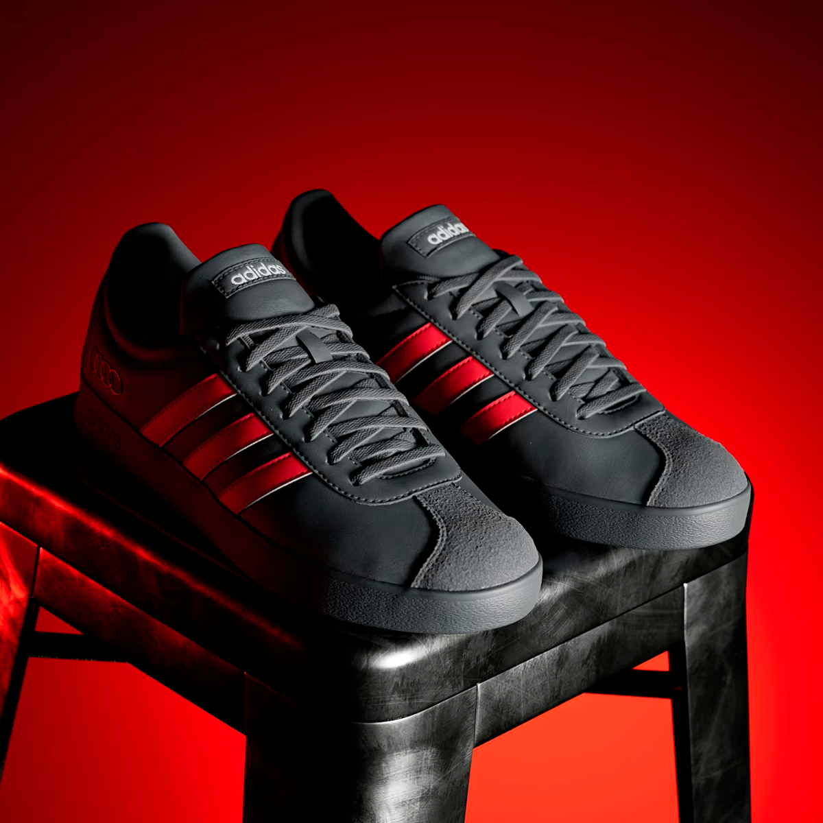 TENIS ADIDAS x AUDI REVOLUT VL COURT UNISEX COLOR NEGRO