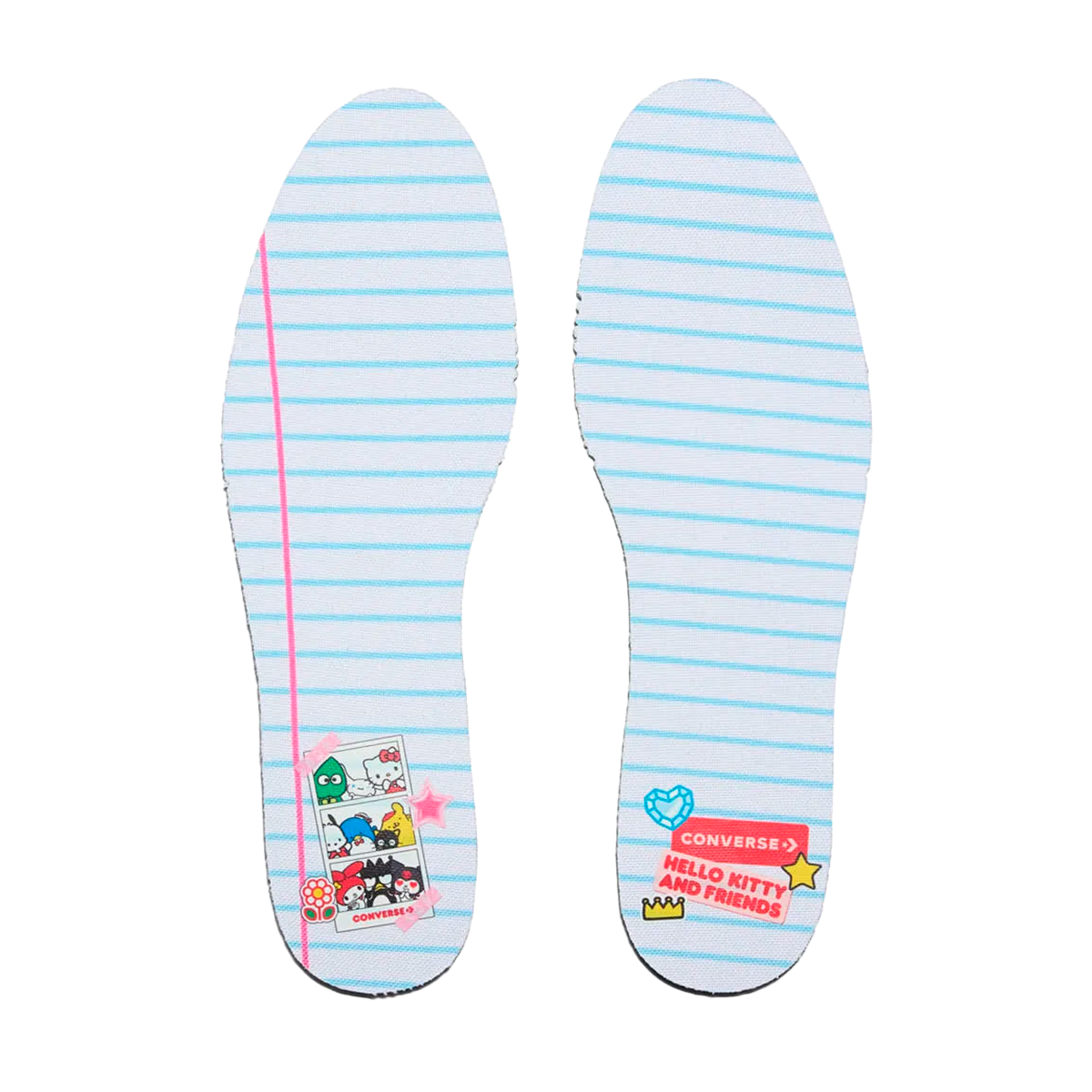 TENIS CONVERSE X KITTY & FRIENDS CTAS PARA DAMA COLOR AZUL