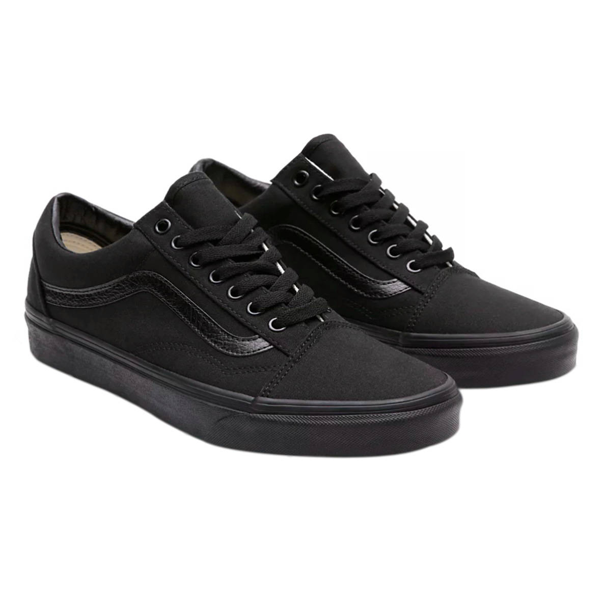 Zapatos vans todo outlet negro 70