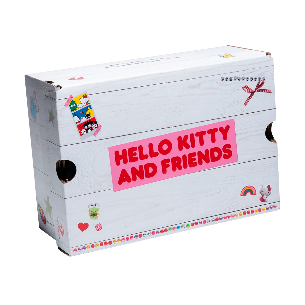 TENIS CONVERSE X KITTY & FRIENDS CTAS PARA INFANTIL COLOR BLANCO