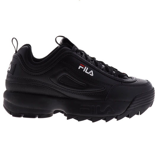 TENIS FILA DISRUPTOR II PREMIUM UNISEX COLOR NEGRO
