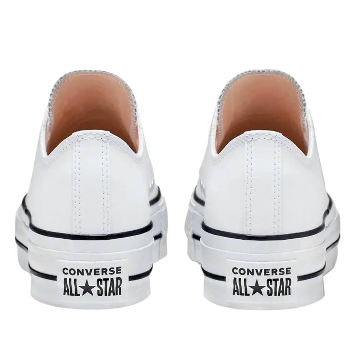 Converse de piel blancos para niños hotsell