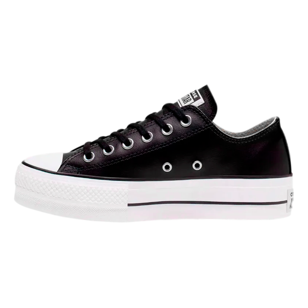 All star hot sale preto de plataforma
