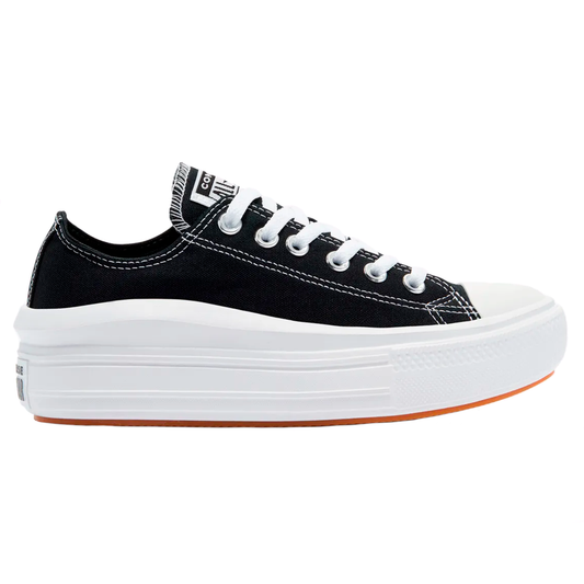 TENIS CONVERSE MOVE OX PARA DAMA COLOR NEGRO