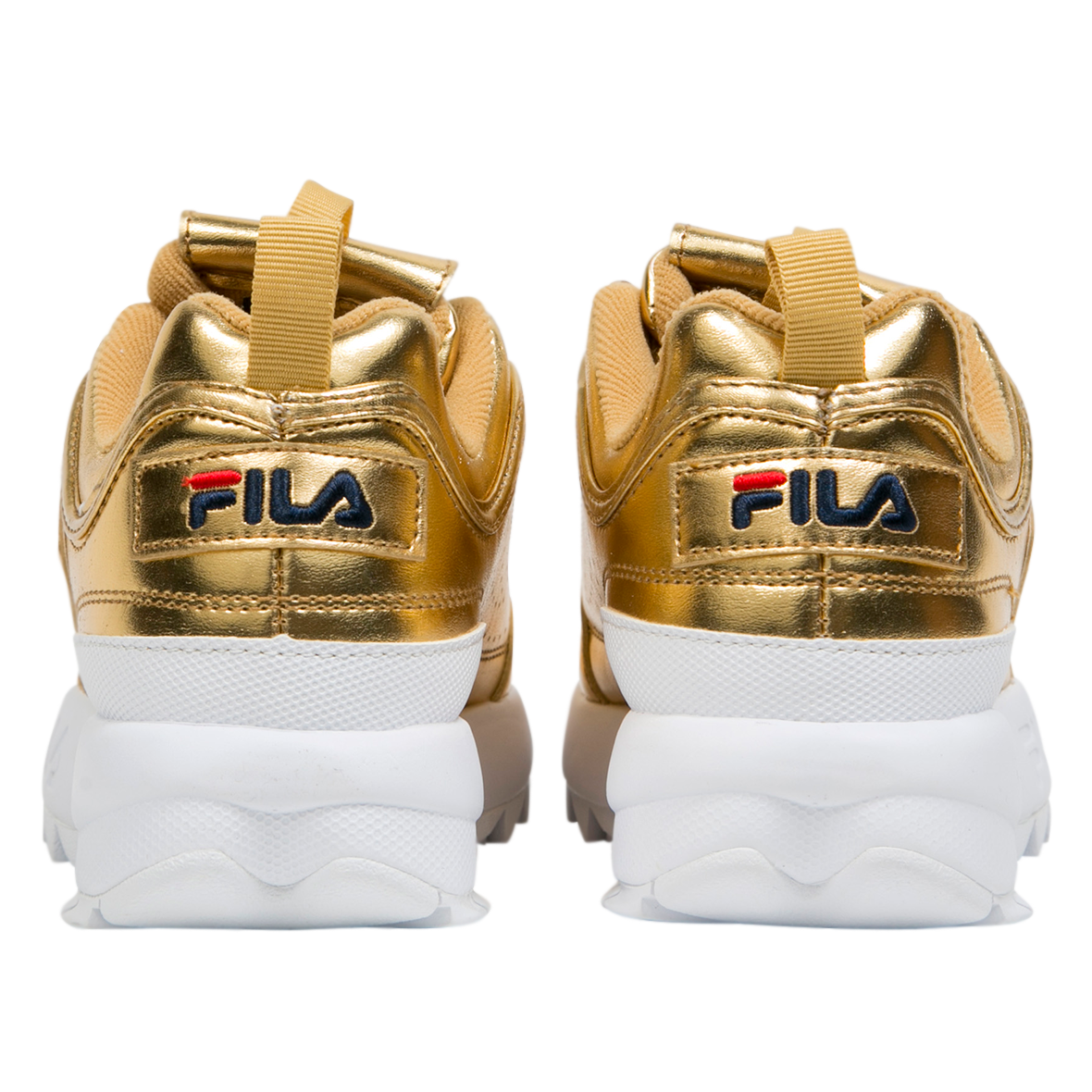Tenis fila sales letras doradas gratis