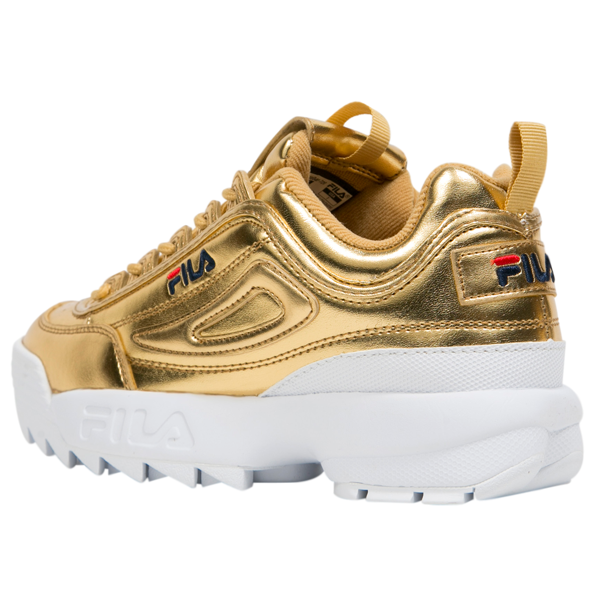 Tenis fila sales letras doradas adhesivas