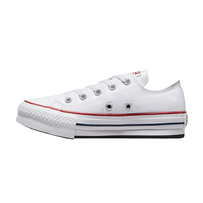 TENIS CONVERSE PLATAFORMA PARA NIÑA COLOR BLANCO