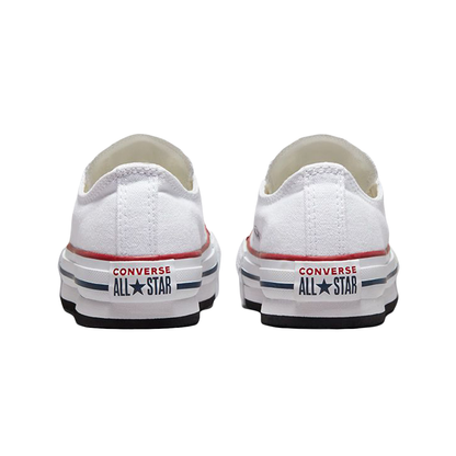 TENIS CONVERSE PLATAFORMA PARA NIÑA COLOR BLANCO