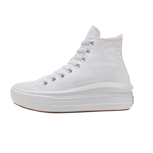 TENIS CONVERSE MOVE HI PARA DAMA COLOR BLANCO