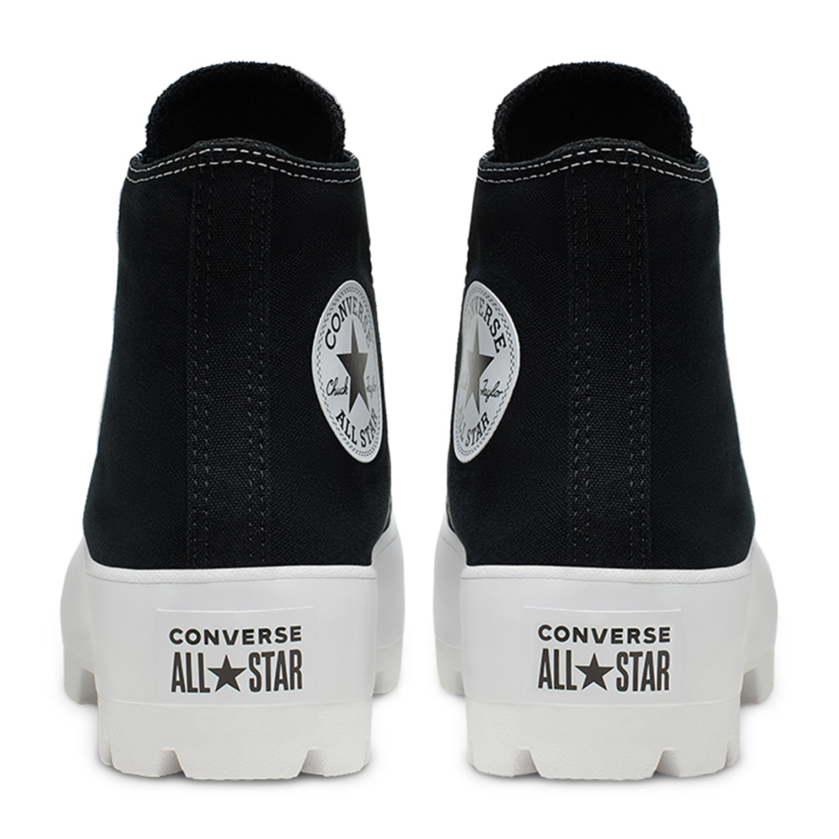 TENIS CONVERSE CHUCK TAYLOR LUGGED HI PARA DAMA COLOR NEGRO BLANCO