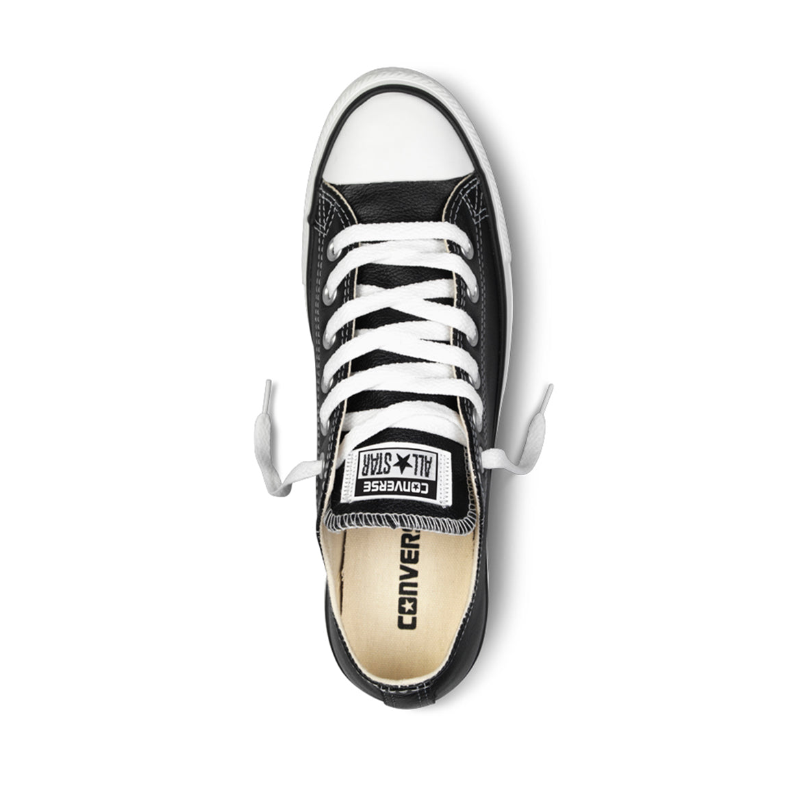 Tenis converse on sale en leder blanco