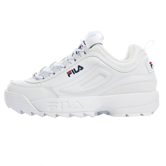 TENIS FILA DISRUPTOR II PREMIUM PARA NIÑO COLOR BLANCO