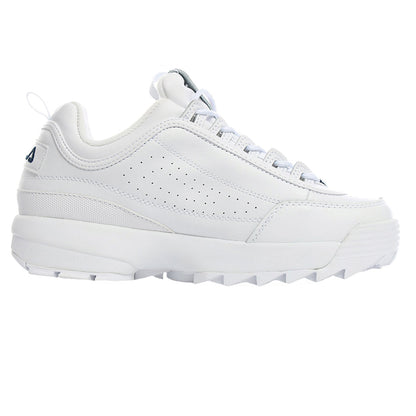 TENIS FILA DISRUPTOR II PREMIUM PARA NIÑO COLOR BLANCO